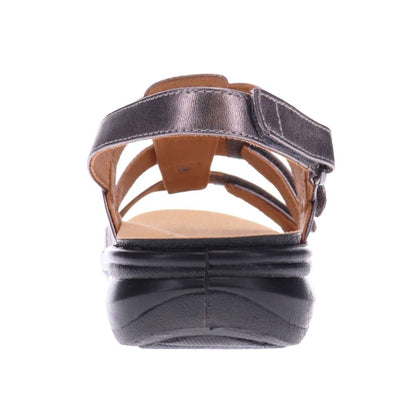 Toledo Backstrap Sandal - Gunmetal