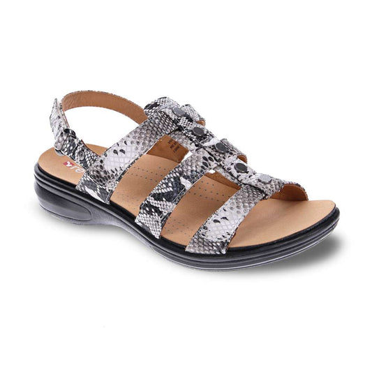 Toledo Backstrap Sandal - Natural Snake