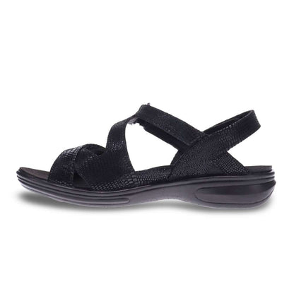 Zanzibar Adjustable Sandal - Black Lizard