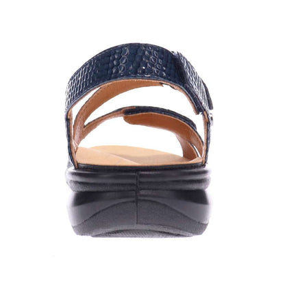 Zanzibar Adjustable Sandal - Navy Snake