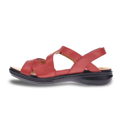 Zanzibar Adjustable Sandal - Ruby Metallic