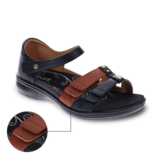 Negara Strap Extension - Black/Tan