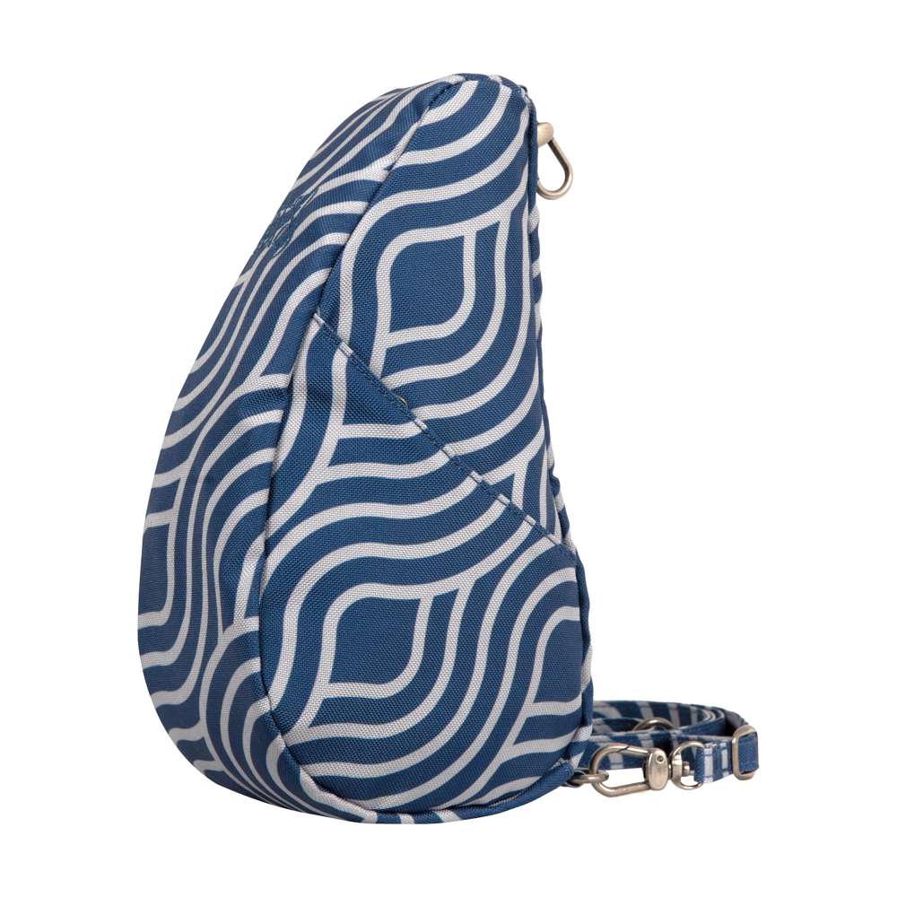 Reversible Print Backpack Large Baglett - Blue Wave