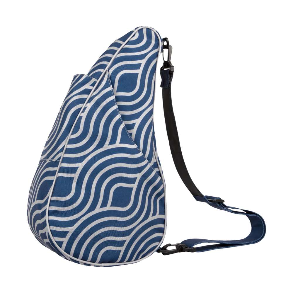 Reversible Print Backpack Small - Blue Wave