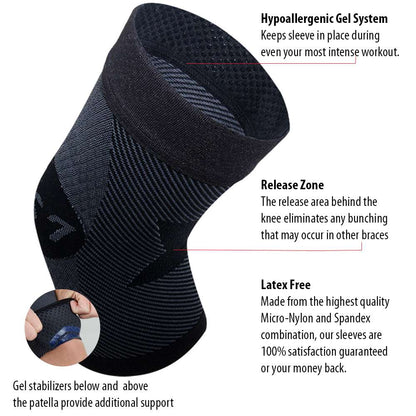 Knee Compression Sleeve Brace (KS7) - Natural