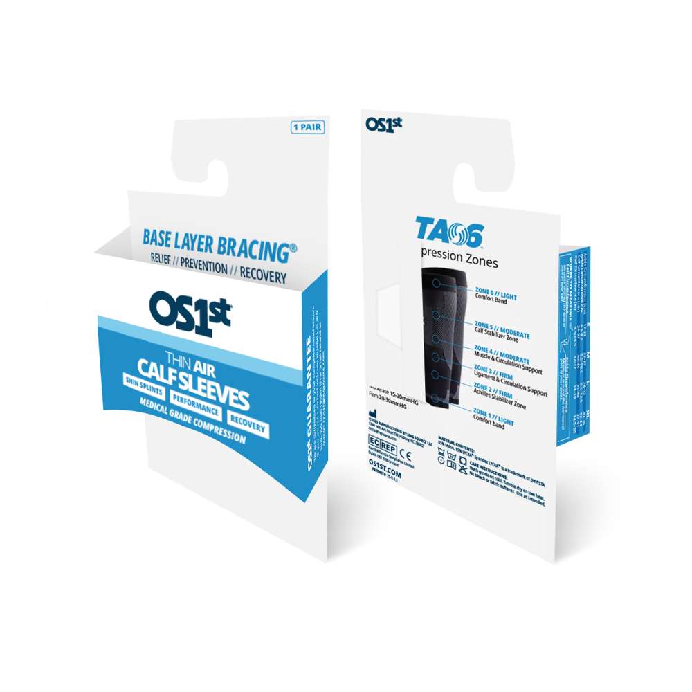 THIN AIR PERFORMANCE CALF SLEEVES (TA6) - White