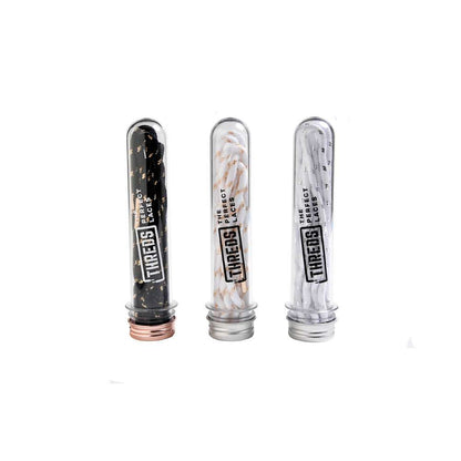 Bling Laces - Gold Lace: White Pattern: White