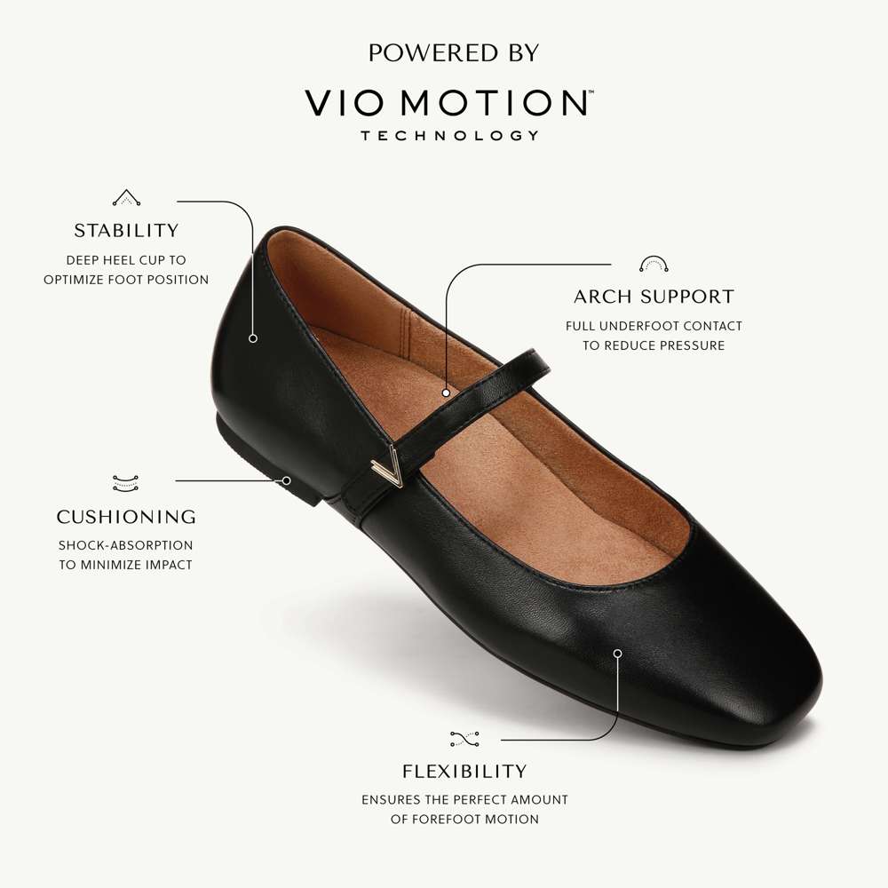 Alameda Mary Jane Flat - Black
