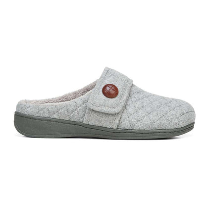 Carlin Mule Slipper - Light Grey