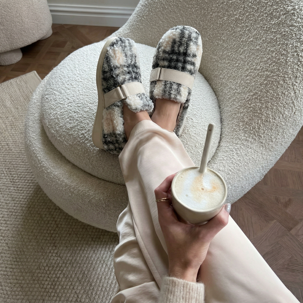 Imogen Slipper - Cream Multi