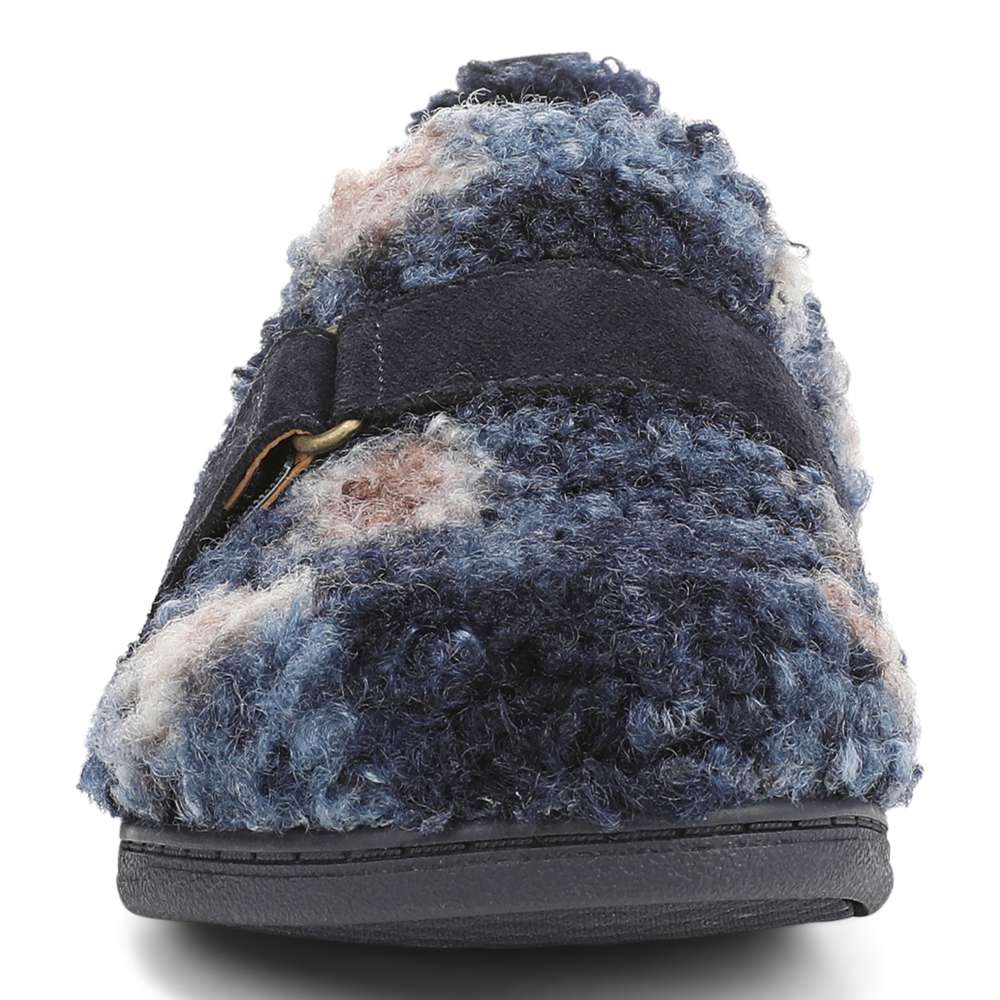 Imogen Slipper - Navy Multi