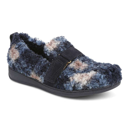 Imogen Slipper - Navy Multi