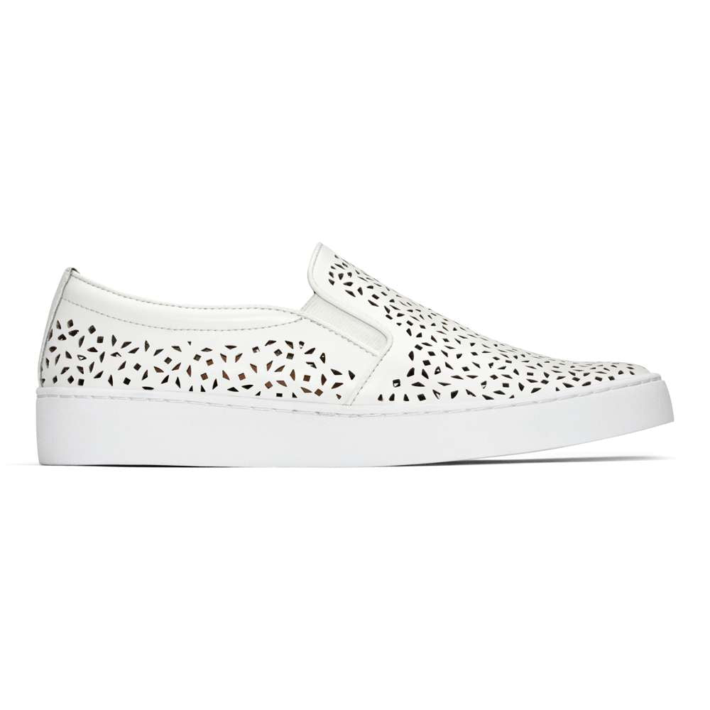 Midi Perf Slip-On Sneaker - White