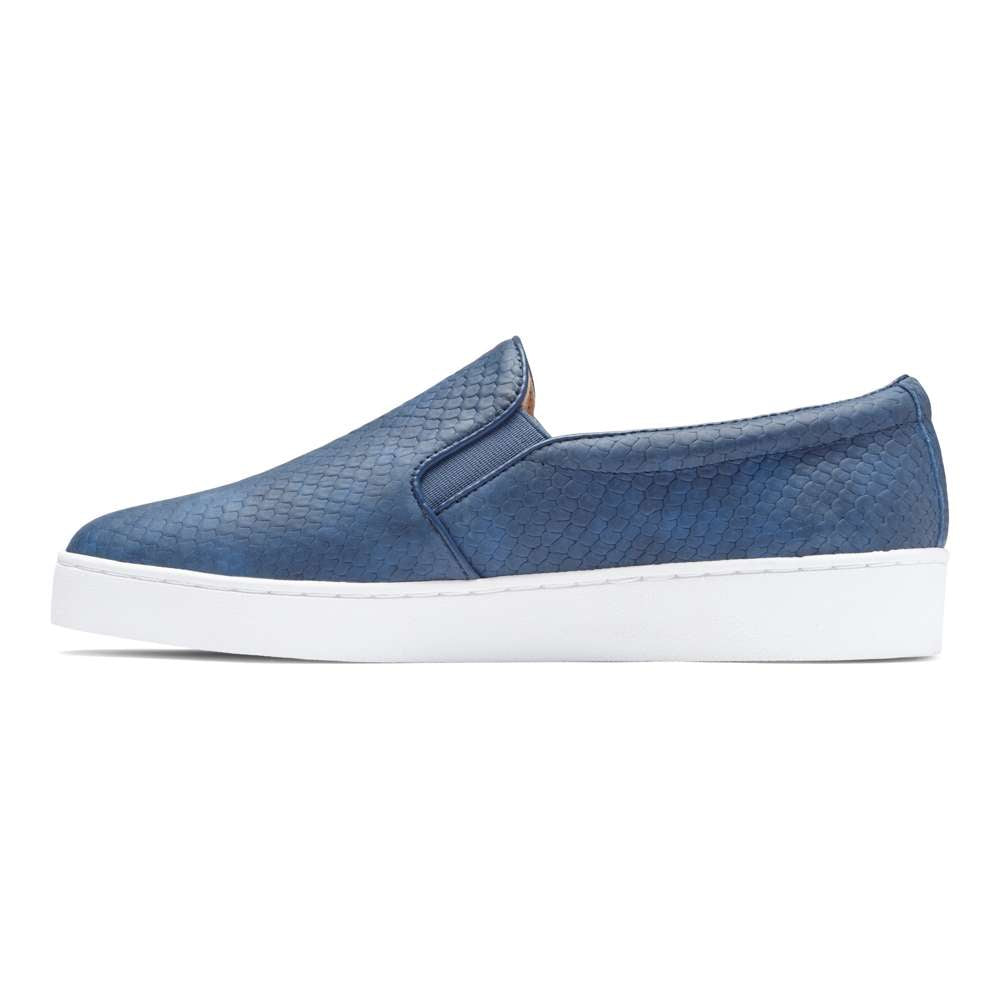 Midi Snake Slip-On - Blue Snake