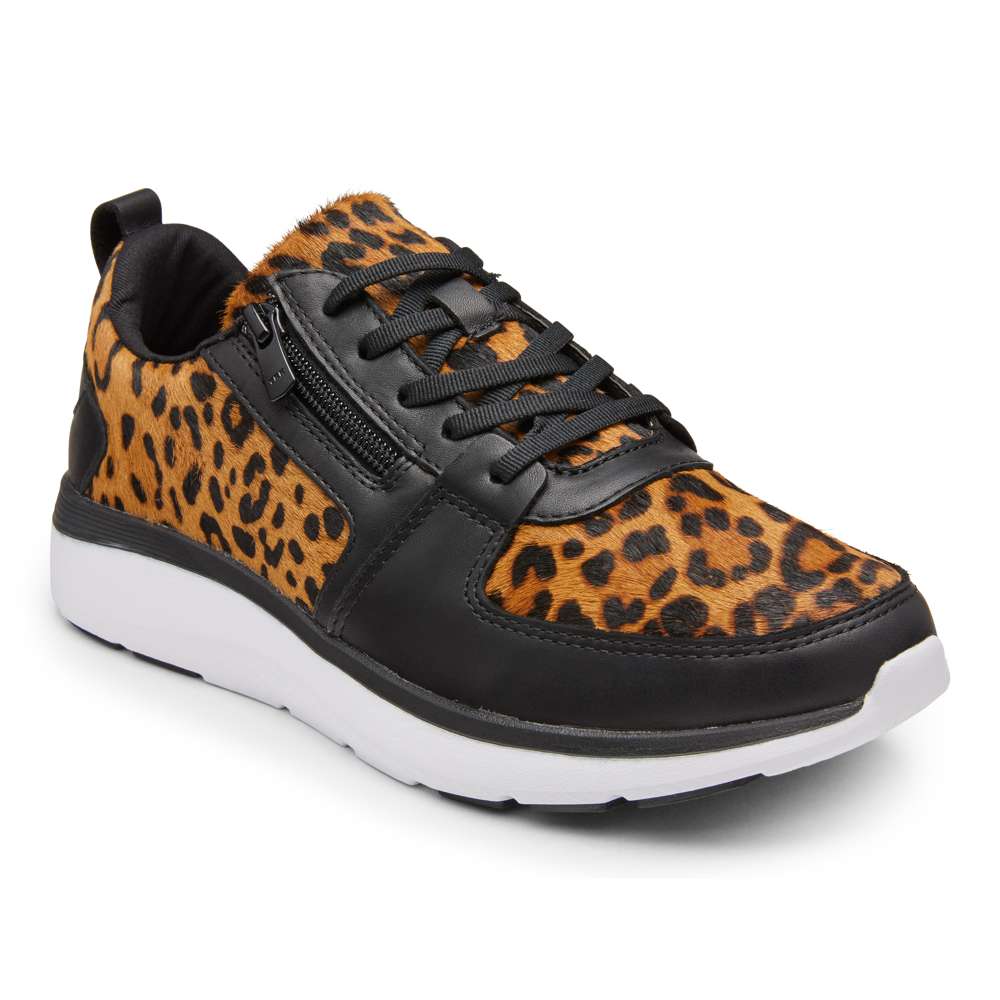 Remi Casual Sneaker - Tan Leopard