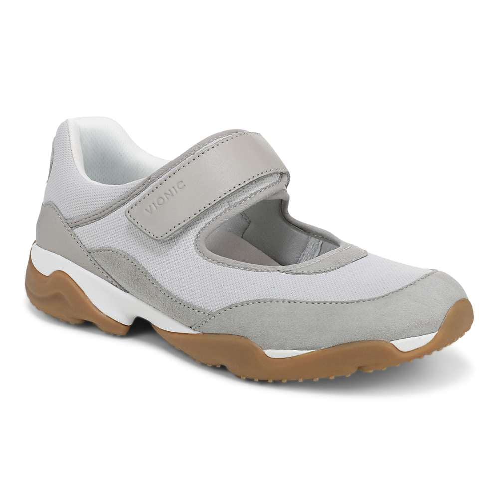 Walk Slim Giselle Mary-Jane - Vapor Grey/Silver