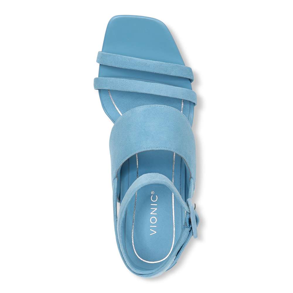 Yasmin Heeled Sandal - Sky