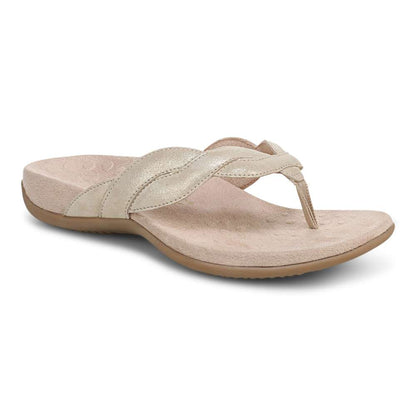 Bella Braid Toe Post Sandal - Gold