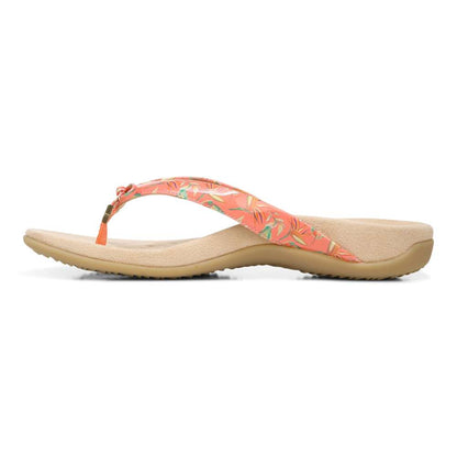Bella Toe Post Sandal - Papaya Tropical