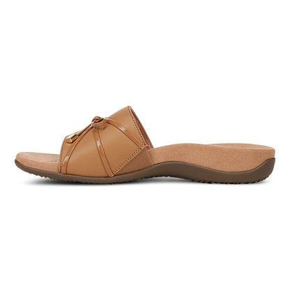 Bella Slide Sandal - Camel