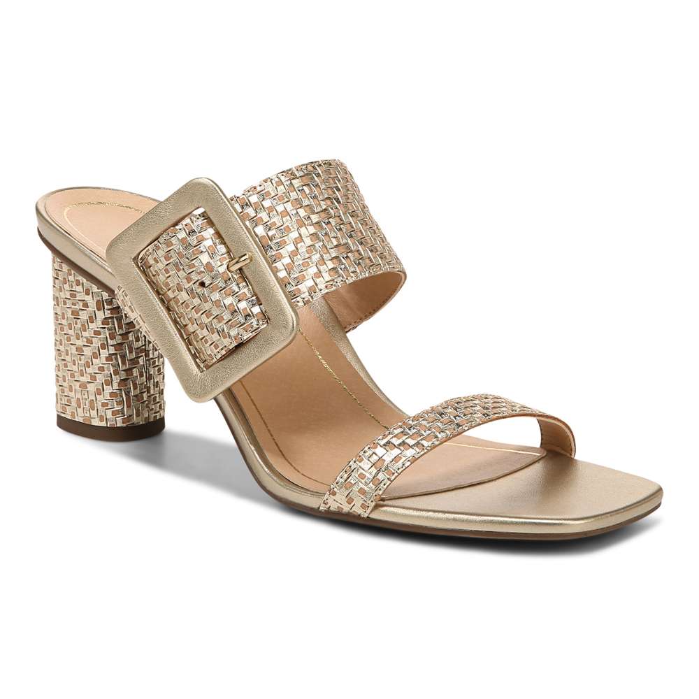 Brookell Heeled Sandal - Gold