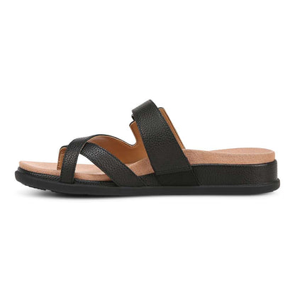 Carmela Slide Sandal - Black