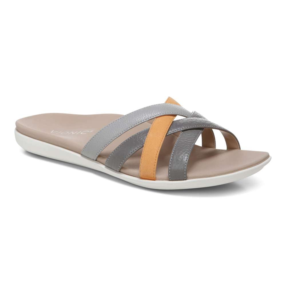 Dava Slide Sandal - Orange