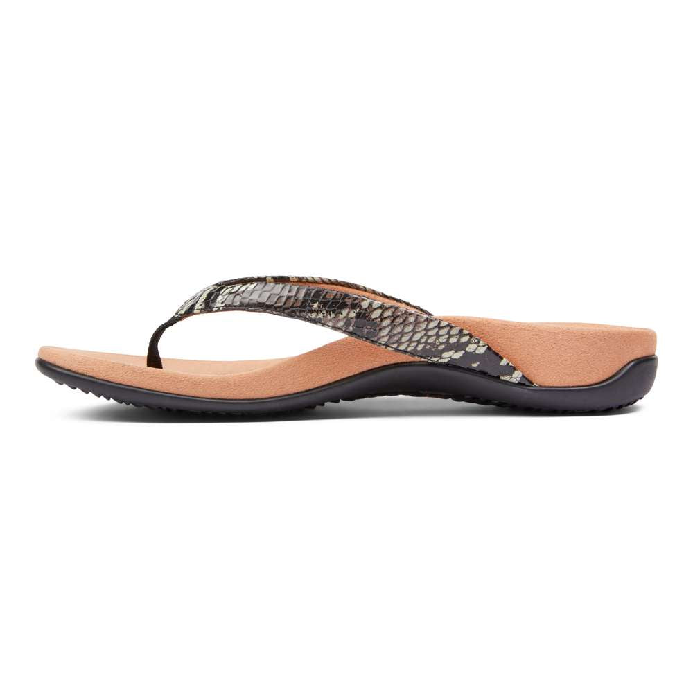 Dillon Toe Post Sandal - Boa Black