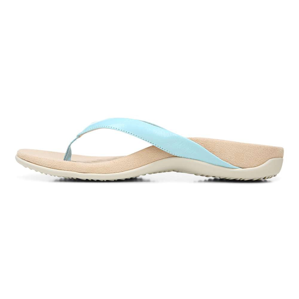 Dillon Toe Post Sandal - Porcelain Blue