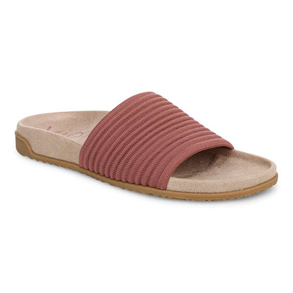 Evie Knit Slide Sandal - Withered Rose