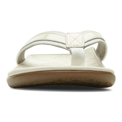 Islander Toe Post Sandal - White