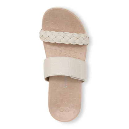 Jeanne Slide Sandal - Cream