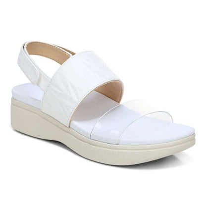Karleen Platform Sandal - White