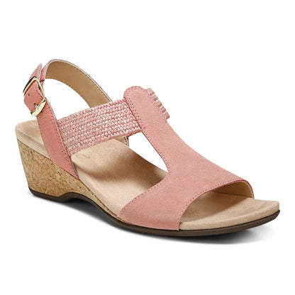 Kaytie Wedge Sandal - Terracotta
