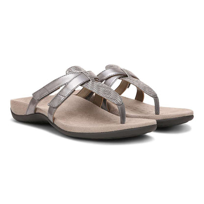 Karley Toe Post Sandal - Silver