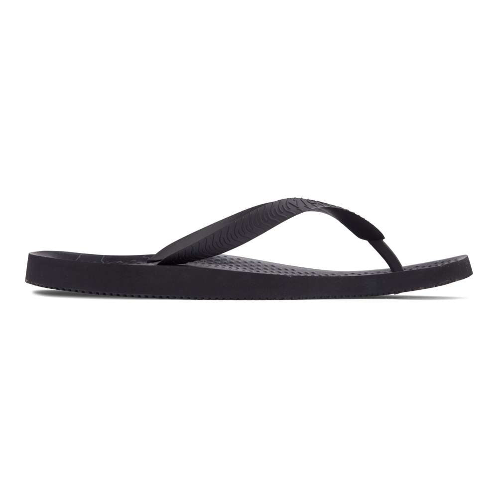 Beach Manly Toe Post Sandal - Black Map