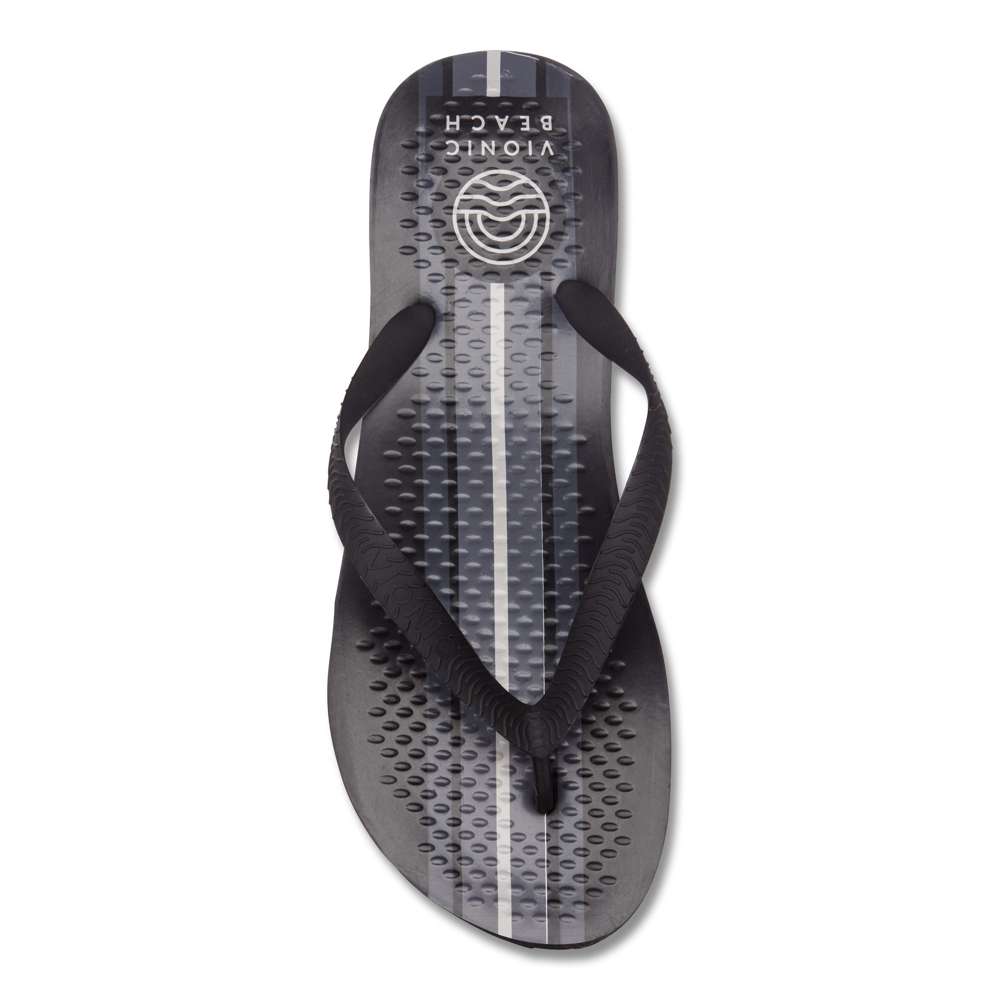 Beach Manly Toe Post Sandal - Black