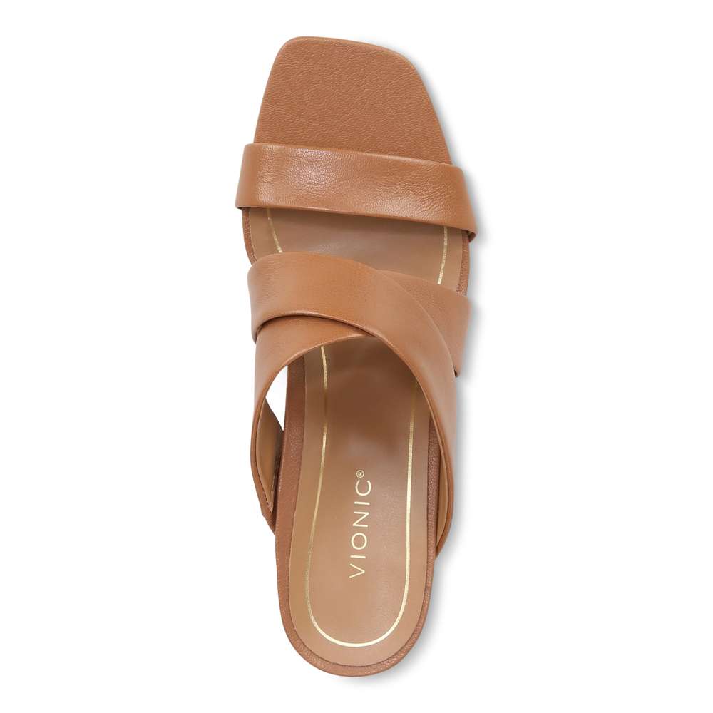 Merlot Heeled Sandal - Toffee