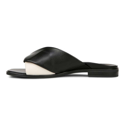 Miramar Slide Sandal - Black/Cream