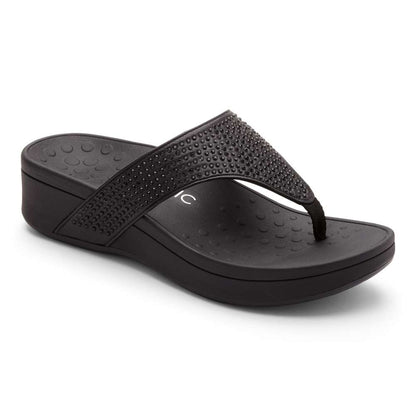 Naples Platform Sandal - Black