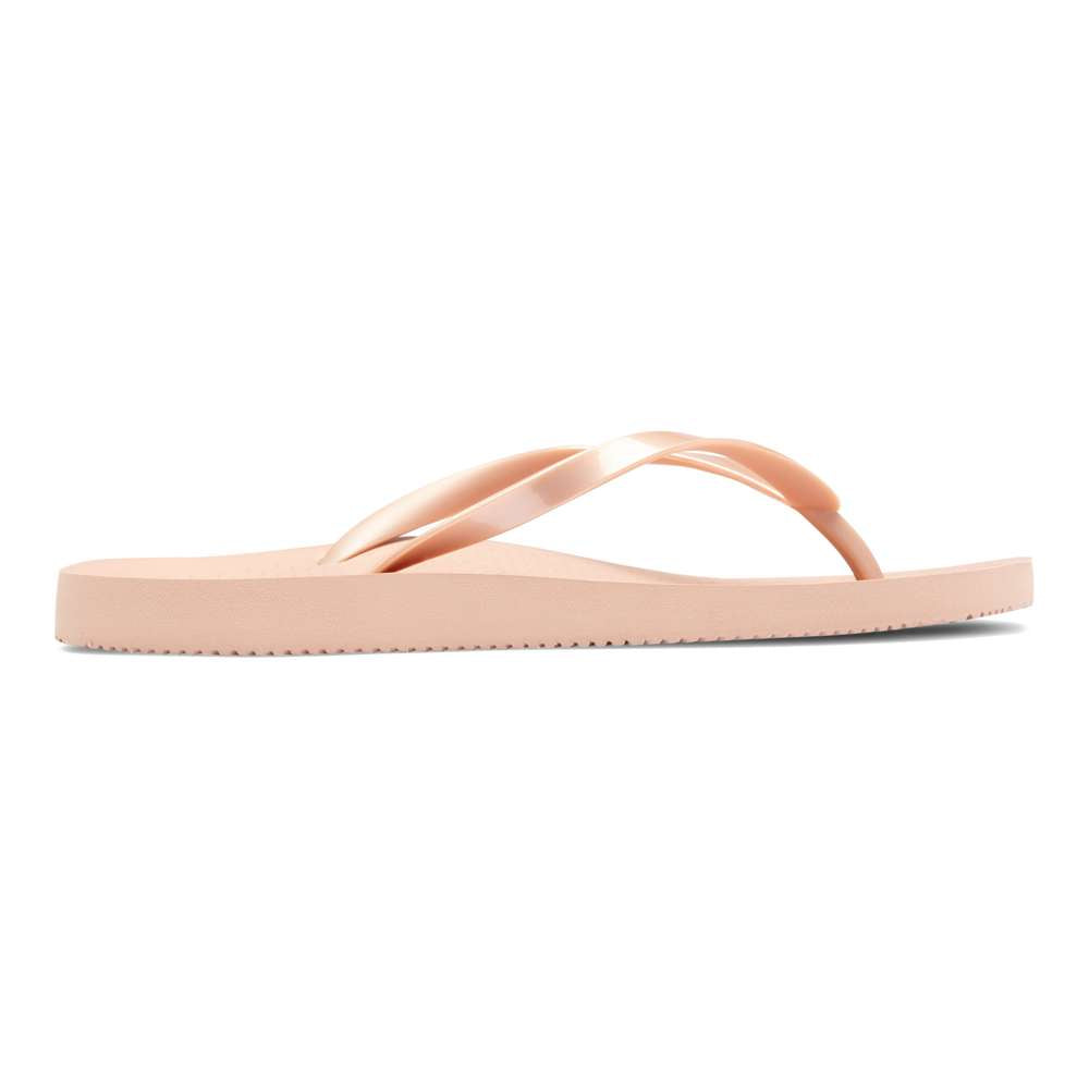 Noosa Solid Toe Post Sandal - Rose Gold