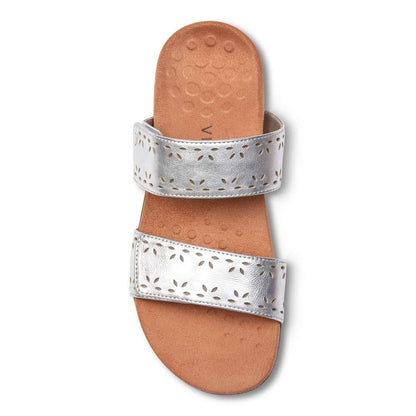 Randi Slide Sandal - Silver