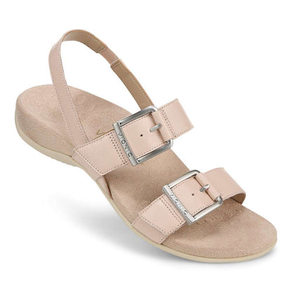 Reese Backstrap Sandal - Cameo Rose