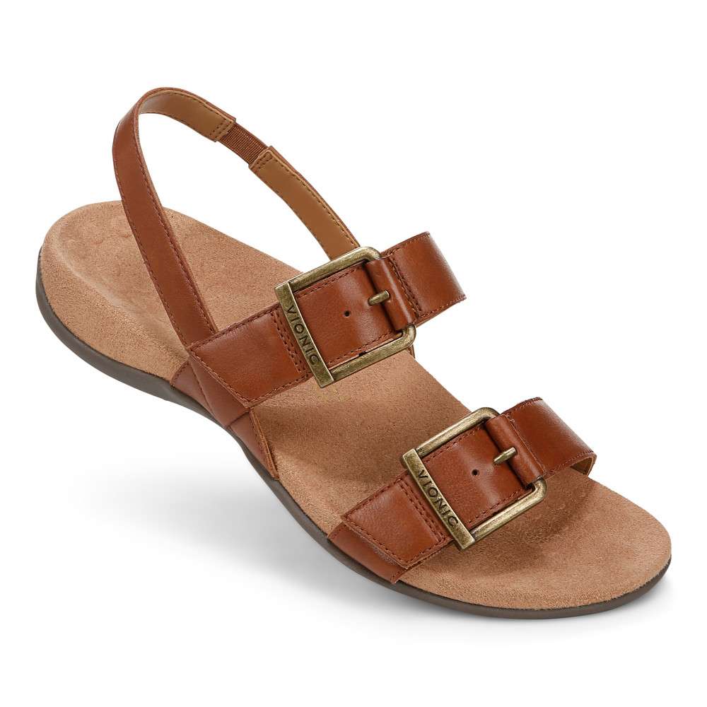 Reese Backstrap Sandal - Tan