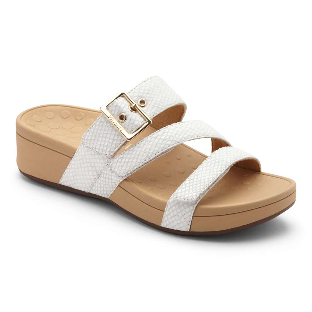Rio Platform Sandal - White Snake