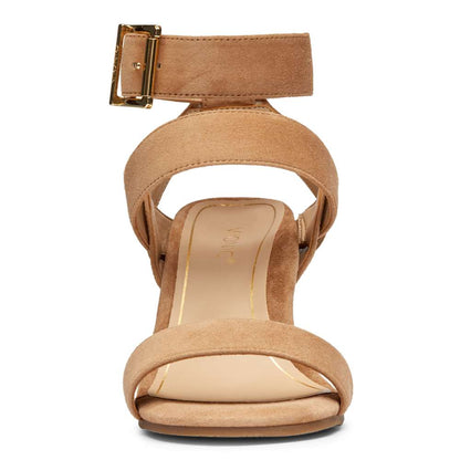 Sofia Heeled Sandal - Wheat