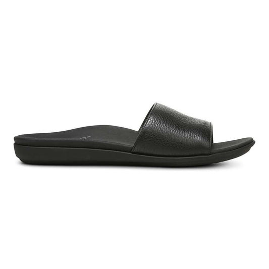 Val Slide Sandal - Black
