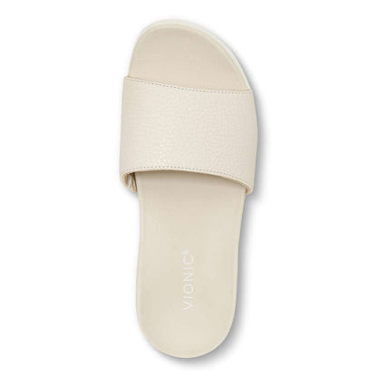 Val Slide Sandal - Cream