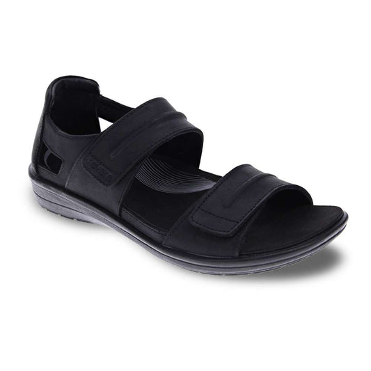 Cairns Heel Counter Sandal - Oiled Black